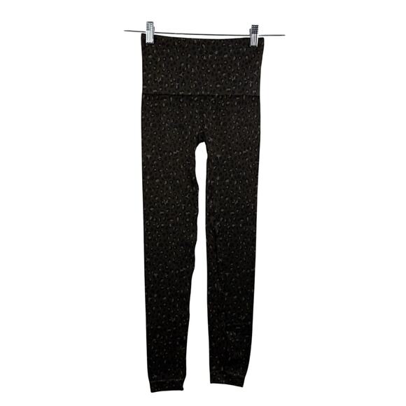 SPANX New Look at Me Now Seamless Leggings in Olive Leopard Small Athletic - Picture 5 of 11